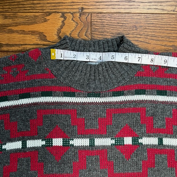 Vintage Aztec Mock Neck Size XS Sweater - Picture 5 of 10